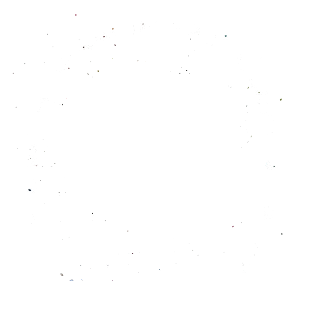 Debris around the magical cube.